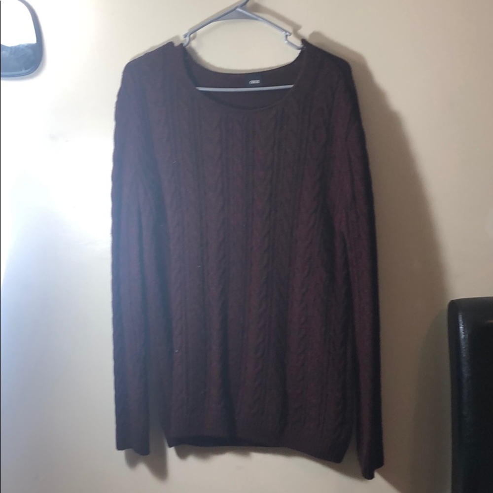 Cable knit sweater